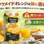 ミニッツメイド オレンジは体に悪い？成分・糖分・飲み過ぎの注意点をわかりやすく解説