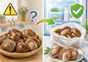 しいたけがすっぱい原因と対策｜腐敗サインの見分け方と保存方法