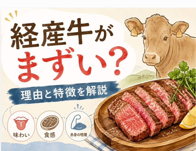 経産牛がまずいと言われる理由と特徴を徹底解説