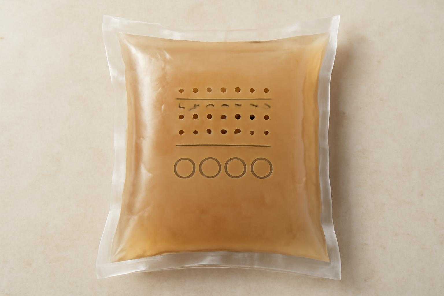 こんにゃく製品と日数を表すカレンダーマーク、保存期間を視覚的に表現