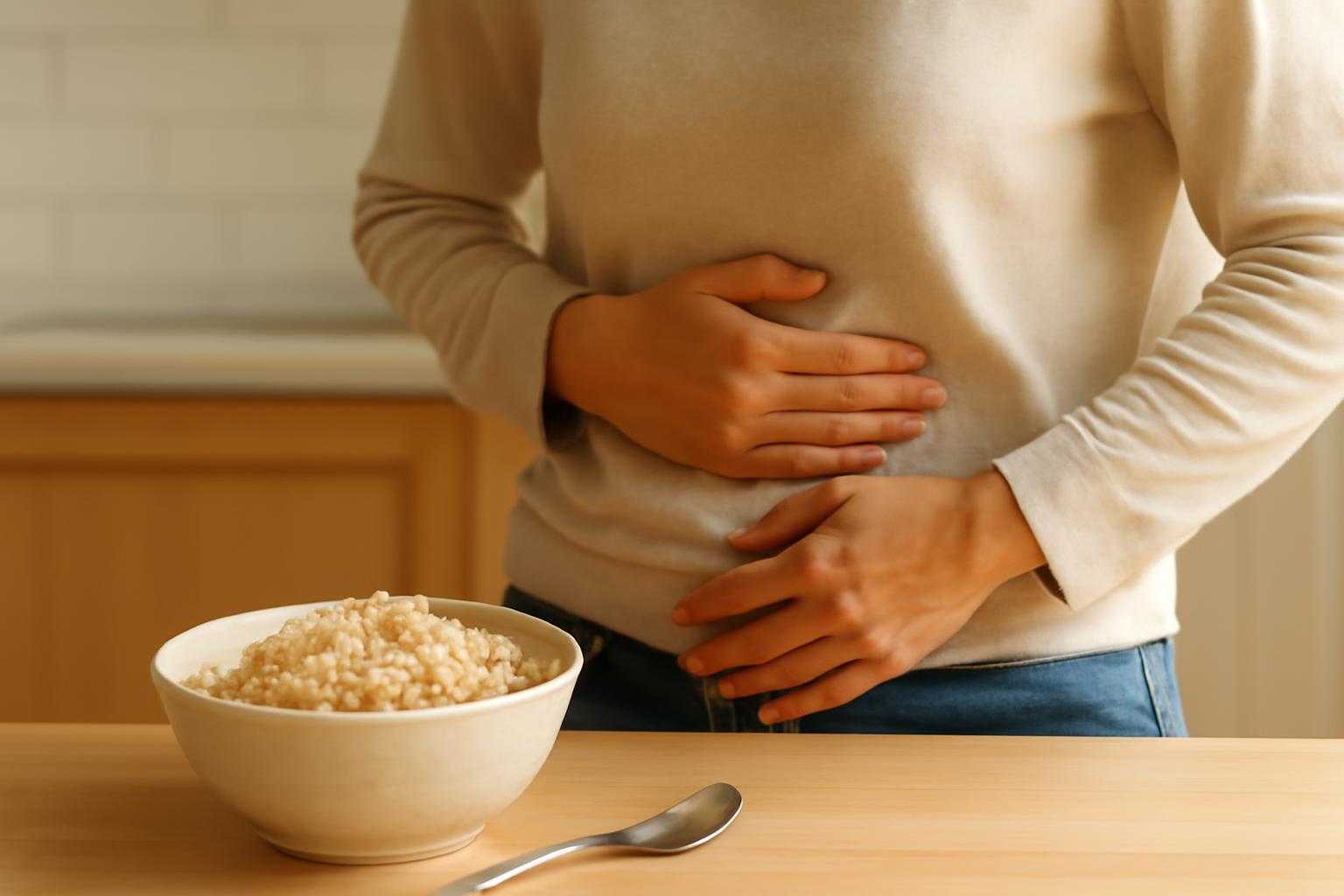 もち麦の食べすぎでお腹痛い？原因と対処法、1日の適量や注意点、食べ方のコツを解説