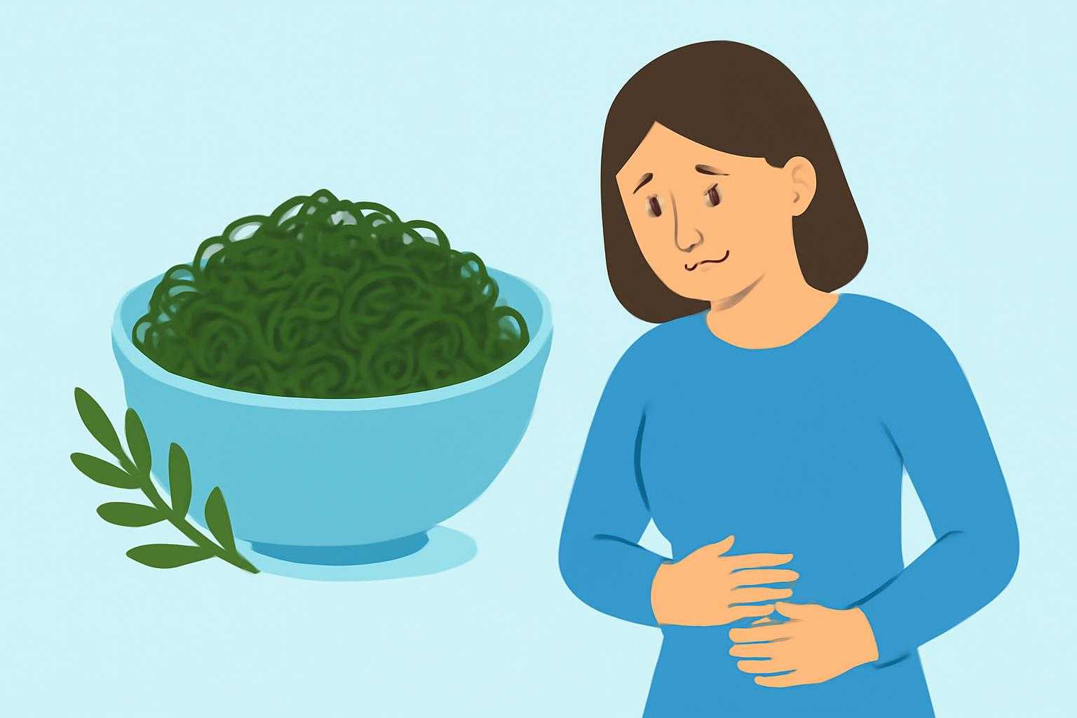 もずくの食べすぎで腹痛が起こる原因は？適量や症状が出たときの対処法、受診の目安を解説
