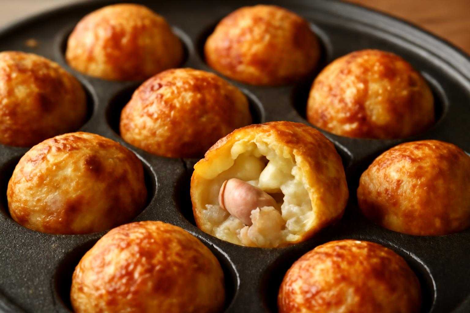 たこ焼きの外カリカリ、中トロトロを自宅で再現!失敗しない焼き方とコツの完全ガイド