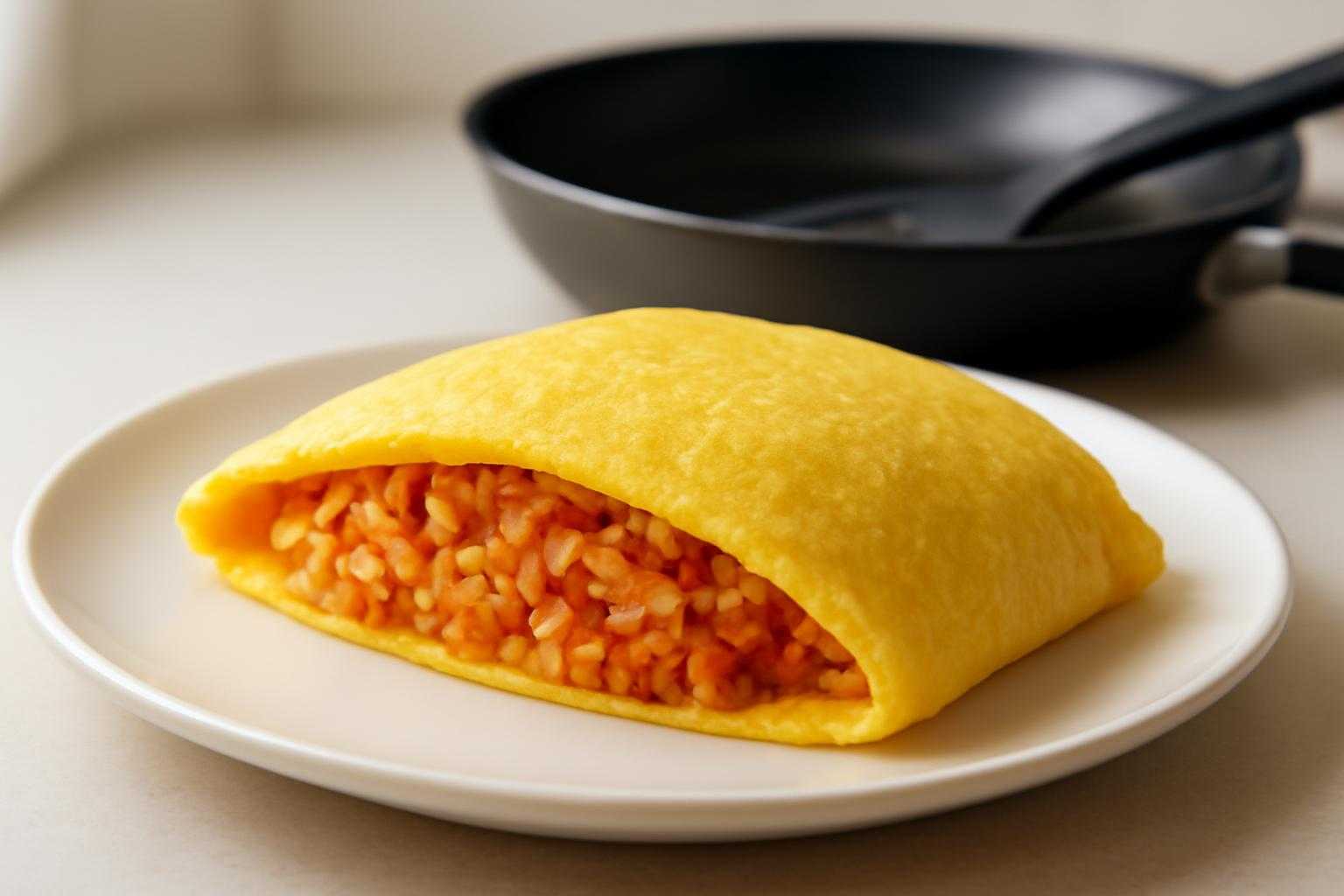 オムライスの卵が破れるのを防ぐ！初心者でもふわとろに仕上がる包み方と焼き方のコツ