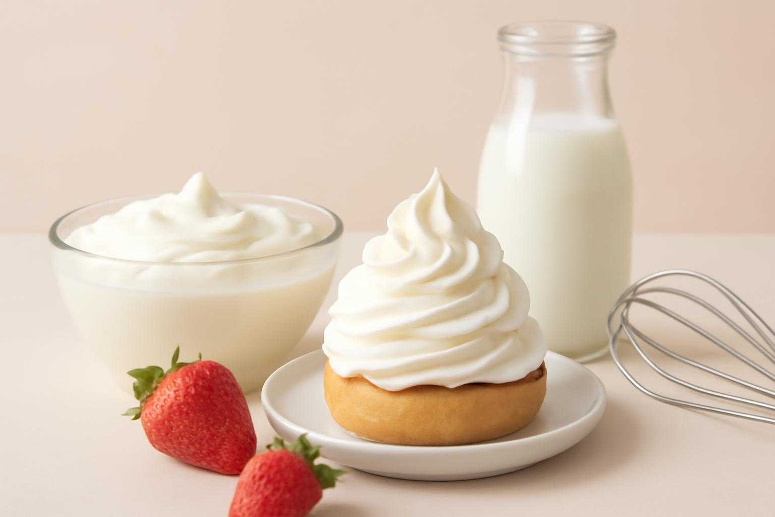 生クリームとホイップクリームの違いは?原料・味・使い分けを知って失敗しないコツ